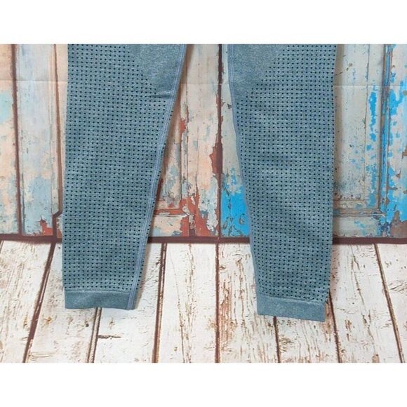 Womens Size Small Green Cross Fit Training Workout Pants Leggings Stretch - Picture 2 of 7